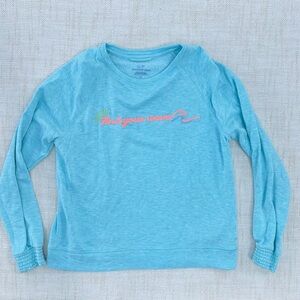 Vineyard Vines Light Blue Kids Sweatshirt size L/ 14